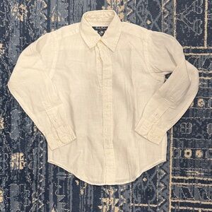 Brooks Brothers Kids Cream Button-Down Shirt